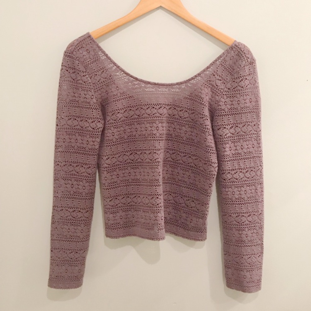 America Eagle Outfitters Crochet Top Size M
